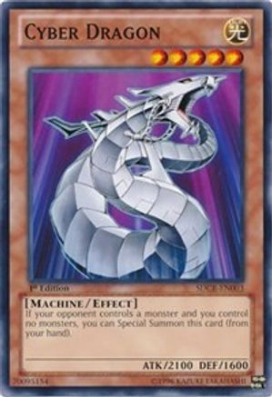 Image of Cyber Dragon (White) (SDCR-EN003) - Structure Deck: Cyber Dragon Revolution 1st Edition