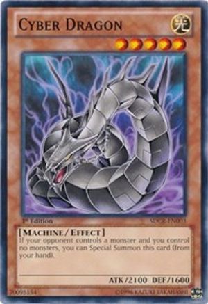 Image of Cyber Dragon (Black) (SDCR-EN003) - Structure Deck: Cyber Dragon Revolution Unlimited