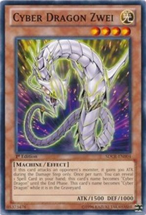 Image of Cyber Dragon Zwei (SDCR-EN004) - Structure Deck: Cyber Dragon Revolution 1st Edition