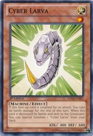 Image of Cyber Larva (SDCR-EN007) - Structure Deck: Cyber Dragon Revolution 1st Edition
