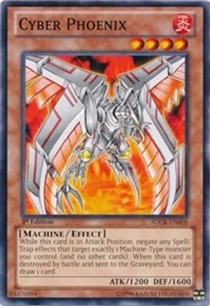 Image of Cyber Phoenix (SDCR-EN008) - Structure Deck: Cyber Dragon Revolution Unlimited
