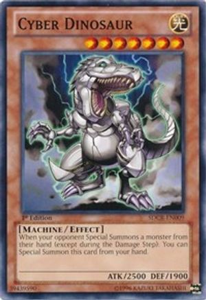 Image of Cyber Dinosaur (SDCR-EN009) - Structure Deck: Cyber Dragon Revolution Unlimited