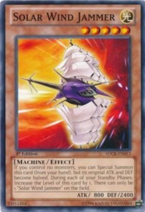 Image of Solar Wind Jammer (SDCR-EN013) - Structure Deck: Cyber Dragon Revolution Unlimited