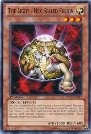 Image of The Light - Hex-Sealed Fusion (SDCR-EN017) - Structure Deck: Cyber Dragon Revolution 1st Edition