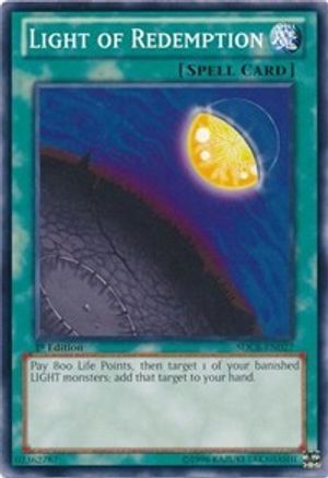 Image of Light of Redemption (SDCR-EN027) - Structure Deck: Cyber Dragon Revolution Unlimited