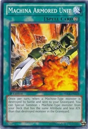 Image of Machina Armored Unit (SDCR-EN028) - Structure Deck: Cyber Dragon Revolution Unlimited
