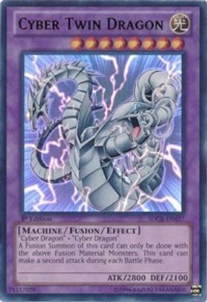 Image of Cyber Twin Dragon (SDCR-EN037) - Structure Deck: Cyber Dragon Revolution Unlimited