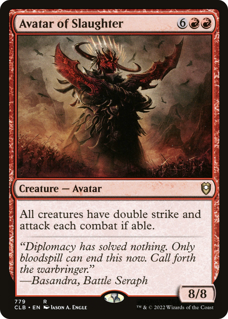 Image of Avatar of Slaughter (CLB-779) - Commander Legends: Battle for Baldur's Gate