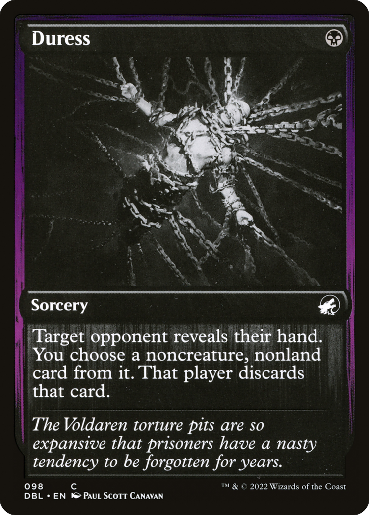 Image of Duress (DBL-098) - Innistrad: Double Feature
