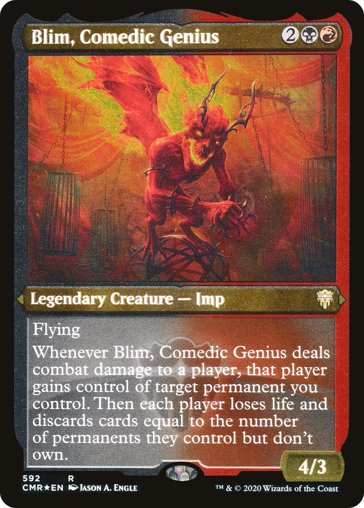 Image of Blim, Comedic Genius (Foil Etched) (CMR-592) - Commander Legends Foil
