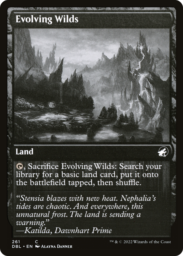Image of Evolving Wilds (261) (DBL-261) - Innistrad: Double Feature