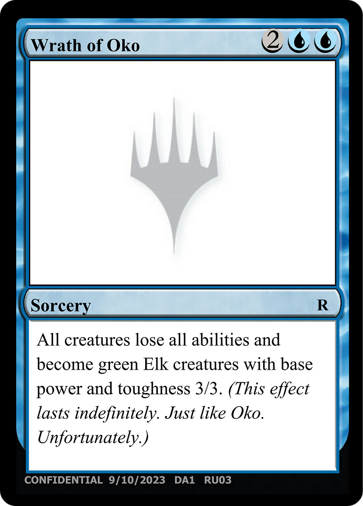 Image of Wrath of Oko (UNK-RU03B) - Unknown Event