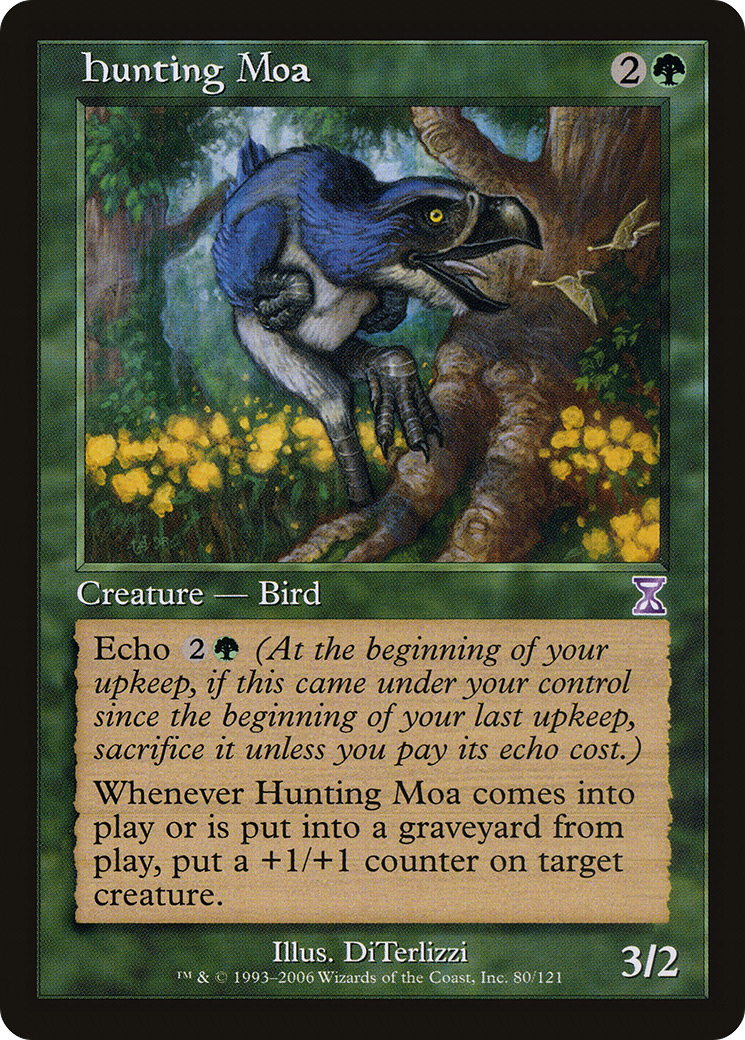 Image of Hunting Moa (TSB-080) - Time Spiral Timeshifted Foil