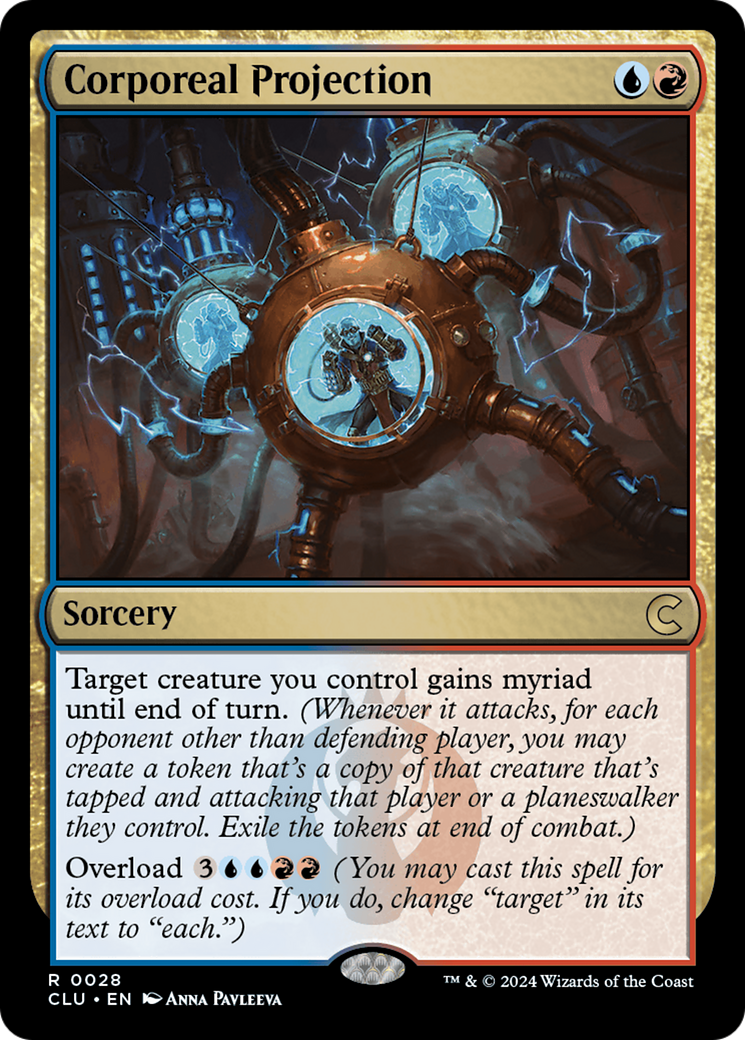Image of Corporeal Projection (CLU-028) - Ravnica: Clue Edition