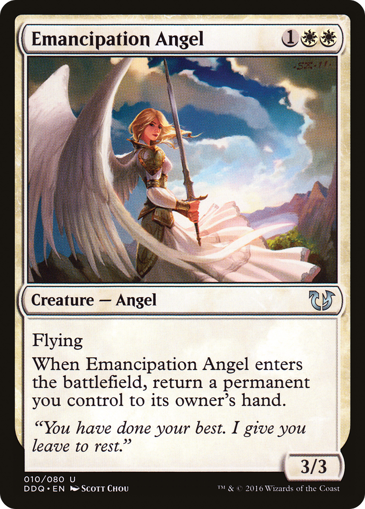 Image of Emancipation Angel (DDQ-010) - Duel Decks: Blessed vs. Cursed