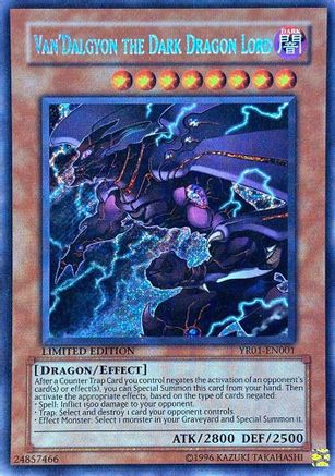 Image of Van'Dalgyon The Dark Dragon Lord (YR01-EN001) - Yu-Gi-Oh! R Manga Promo Limited