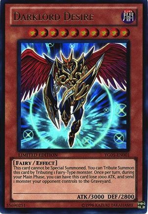 Image of Darklord Desire (YG05-EN001) - Yu-Gi-Oh! GX Manga Promotional Cards Limited