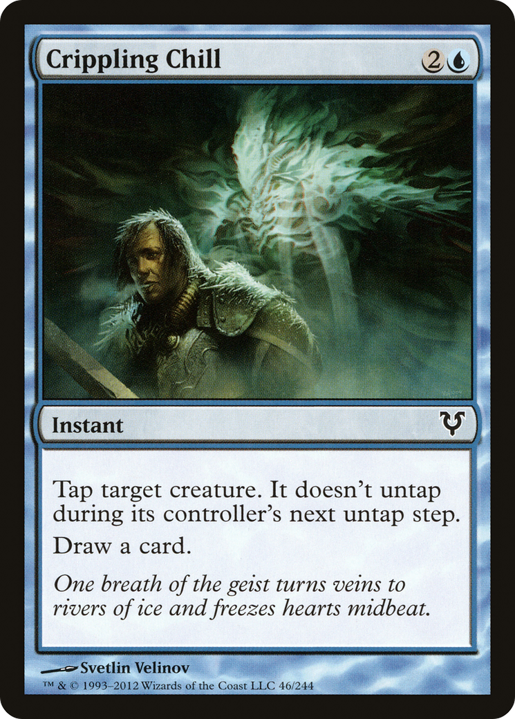 Image of Crippling Chill (AVR-046) - Avacyn Restored Foil