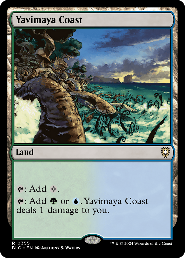 Image of Yavimaya Coast (BLC-355) - Bloomburrow Commander