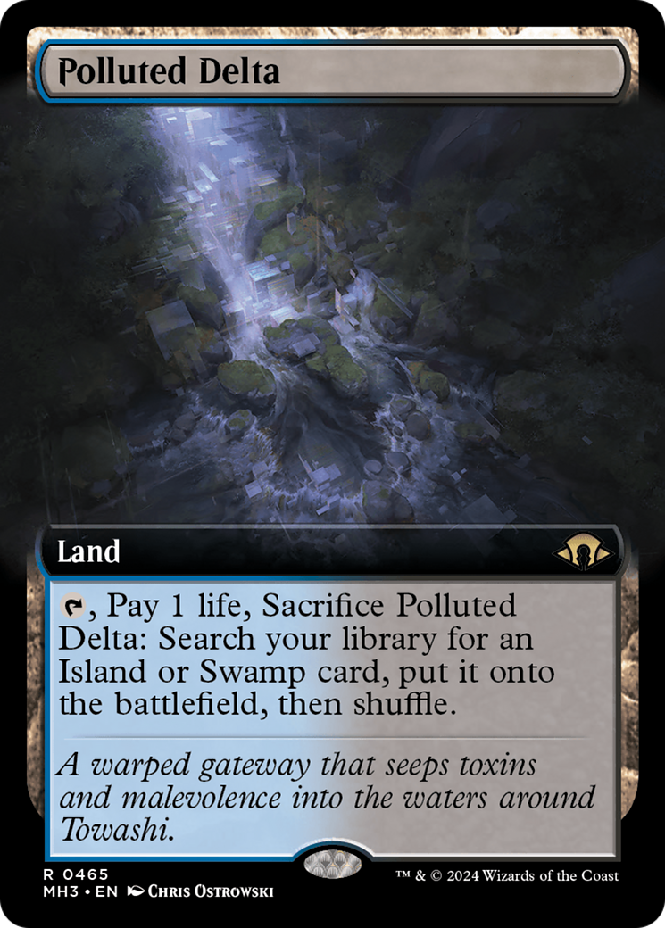Image of Polluted Delta (Extended Art) (MH3-465) - Modern Horizons 3: (Extended Art) Foil