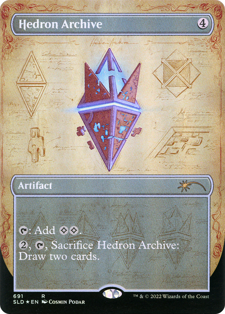 Image of Hedron Archive (Borderless) (SLD-691) - Secret Lair Drop (Borderless) Foil