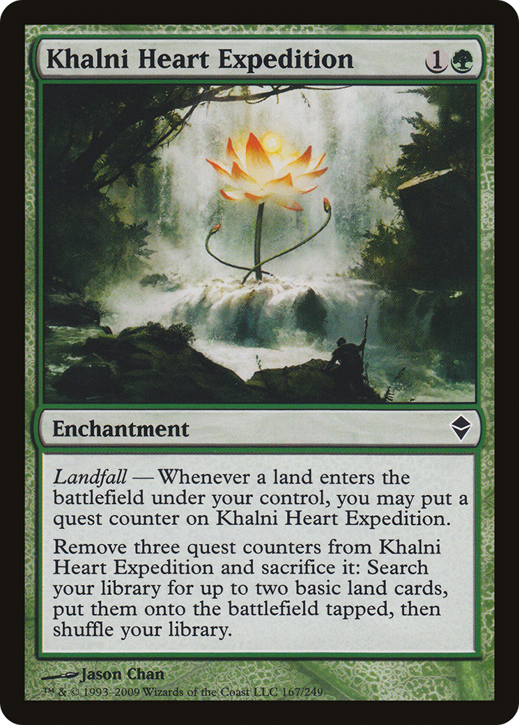 Image of Khalni Heart Expedition (ZEN-167) - Zendikar Foil