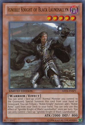 Image of Ignoble Knight of Black Laundsallyn (ABYR-ENSP1) (ABYR-ENSP1) - Abyss Rising Limited