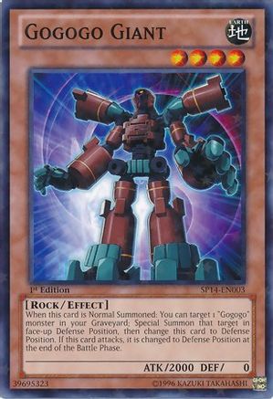 Image of Gogogo Giant (Starfoil) (SP14-EN003) - Star Pack 2014 1st Edition