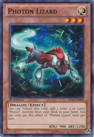Image of Photon Lizard (Starfoil) (SP14-EN006) - Star Pack 2014 1st Edition