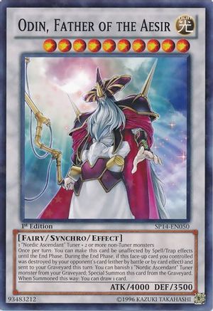 Image of Odin, Father of the Aesir (Starfoil) (SP14-EN050) - Star Pack 2014 1st Edition