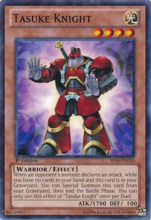 Image of Tasuke Knight (Starfoil) (SP14-EN010) - Star Pack 2014 1st Edition