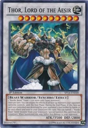 Image of Thor, Lord of the Aesir (SP14-EN048) - Star Pack 2014 1st Edition