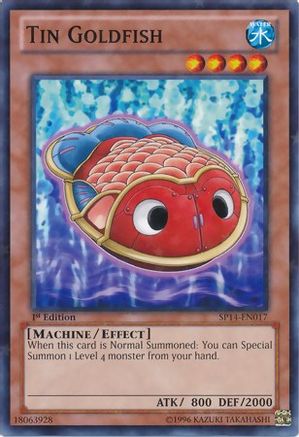 Image of Tin Goldfish (Starfoil) (SP14-EN017) - Star Pack 2014 1st Edition