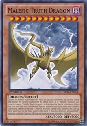 Image of Malefic Truth Dragon (SP14-EN044) - Star Pack 2014 1st Edition