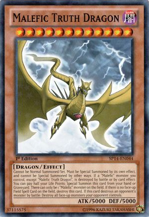 Image of Malefic Truth Dragon (Starfoil) (SP14-EN044) - Star Pack 2014 1st Edition