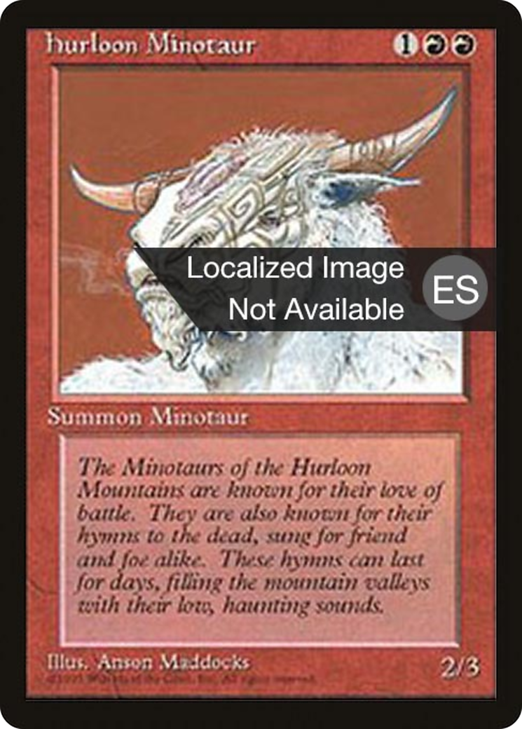 Image of Hurloon Minotaur (4BB-) - Fourth Edition Foreign Black Border