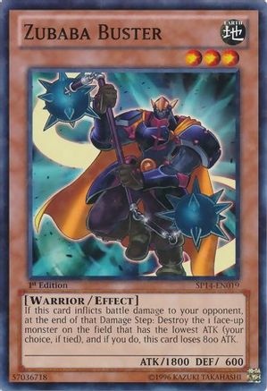 Image of Zubaba Buster (Starfoil) (SP14-EN019) - Star Pack 2014 1st Edition
