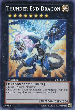 Image of Thunder End Dragon (Starfoil) (SP14-EN021) - Star Pack 2014 1st Edition