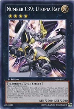 Image of Number C39: Utopia Ray (SP14-EN022) - Star Pack 2014 1st Edition