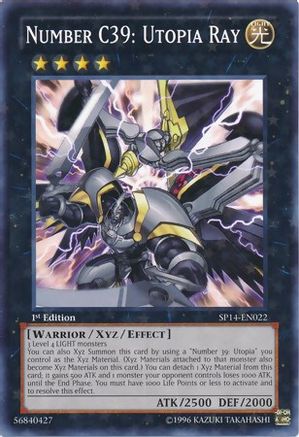 Image of Number C39: Utopia Ray (Starfoil) (SP14-EN022) - Star Pack 2014 1st Edition