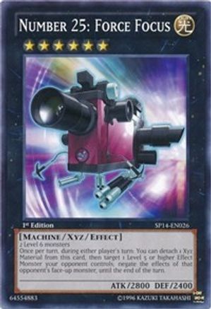 Image of Number 25: Force Focus (SP14-EN026) - Star Pack 2014 1st Edition