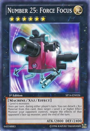 Image of Number 25: Force Focus (Starfoil) (SP14-EN026) - Star Pack 2014 1st Edition
