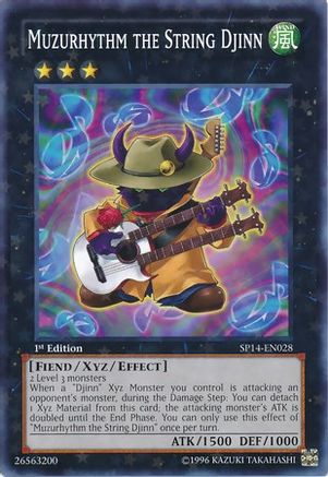 Image of Muzurhythm the String Djinn (Starfoil) (SP14-EN028) - Star Pack 2014 1st Edition