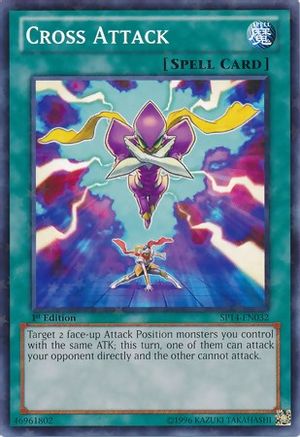 Image of Cross Attack (Starfoil) (SP14-EN032) - Star Pack 2014 1st Edition