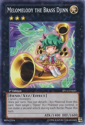 Image of Melomelody the Brass Djinn (Starfoil) (SP14-EN030) - Star Pack 2014 1st Edition