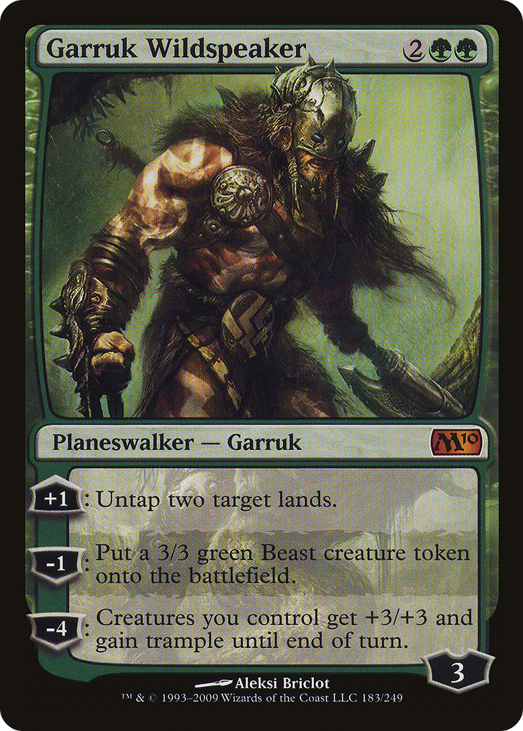 Image of Garruk Wildspeaker (M10-183) - Magic 2010 Foil