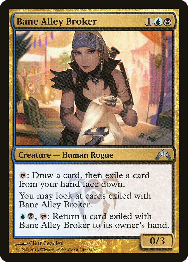 Image of Bane Alley Broker (GTC-145) - Gatecrash Foil