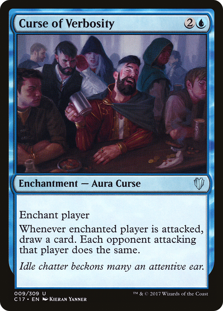Image of Curse of Verbosity (C17-009) - Commander 2017