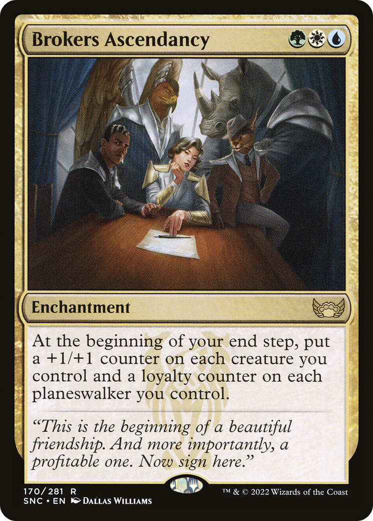 Image of Brokers Ascendancy (SNC-170) - Streets of New Capenna Foil
