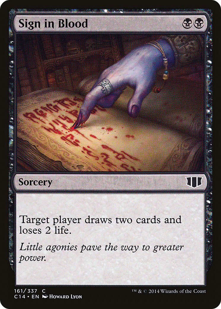 Image of Sign in Blood (C14-161) - Commander 2014